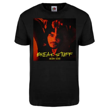 Break Stuff Designer Tee by Lucius Echo Music - edgy graphic t-shirt