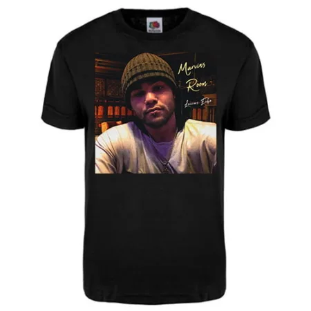 Marvin's Room Designer Tee by Lucius Echo Music featuring a unique graphic design.