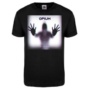 Opium Designer Tee by Lucius Echo Music featuring a bold graphic design.