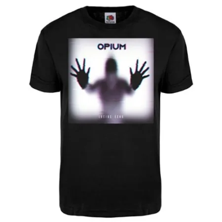 Opium Designer Tee by Lucius Echo Music featuring a bold graphic design.