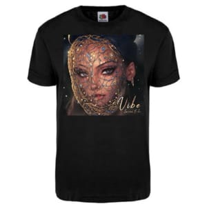 Vibe Designer Tee by Lucius Echo Music featuring a stylish graphic design.